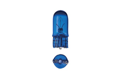 12V 5W W2.1 X 9.5D ULTRA BLUE WEDGE PREMIUM GLOBES (Blister pack of 2)