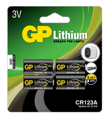 GP Batteries CR123AC4