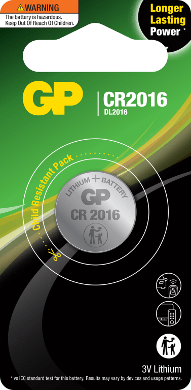 GP Batteries CR2016C1