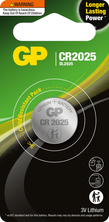 GP Batteries CR2025C1