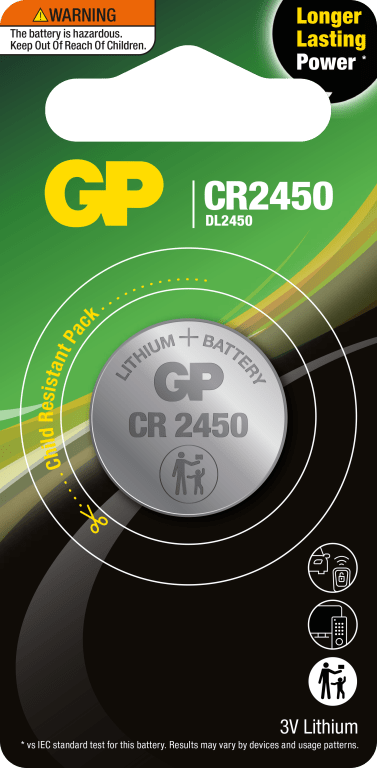 GP Batteries CR2450C1