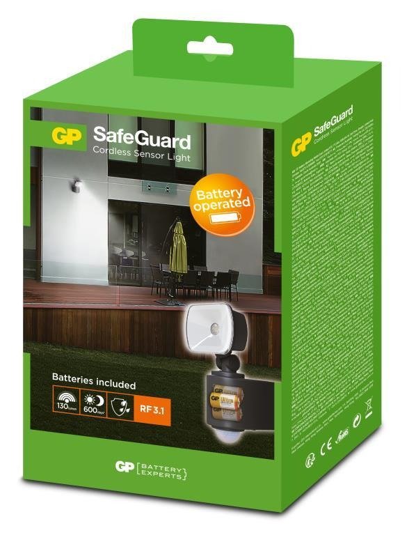 Gp Led Lights GP Safeguard 130Lm LED Single Cordless Sensor Light – GPRF3.1B ...