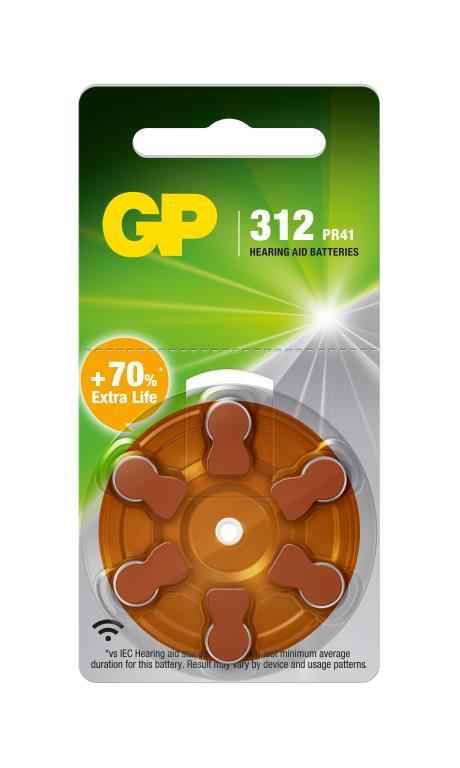 GP Batteries ZA312 - D6