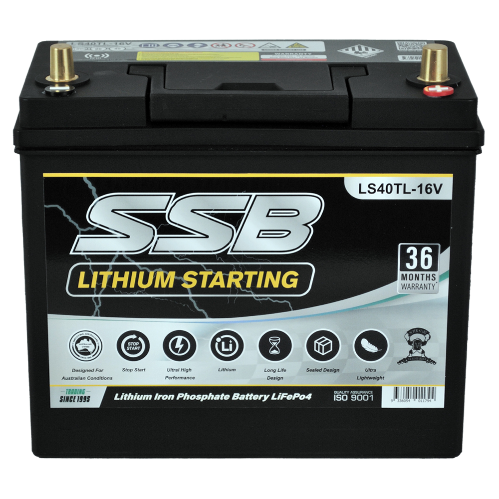 SSB Lithium Starting Car Battery - LS40TL-16V
