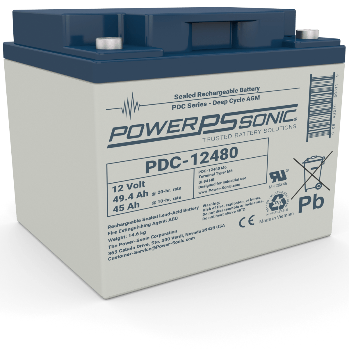 PowerSonic PDC - 12480